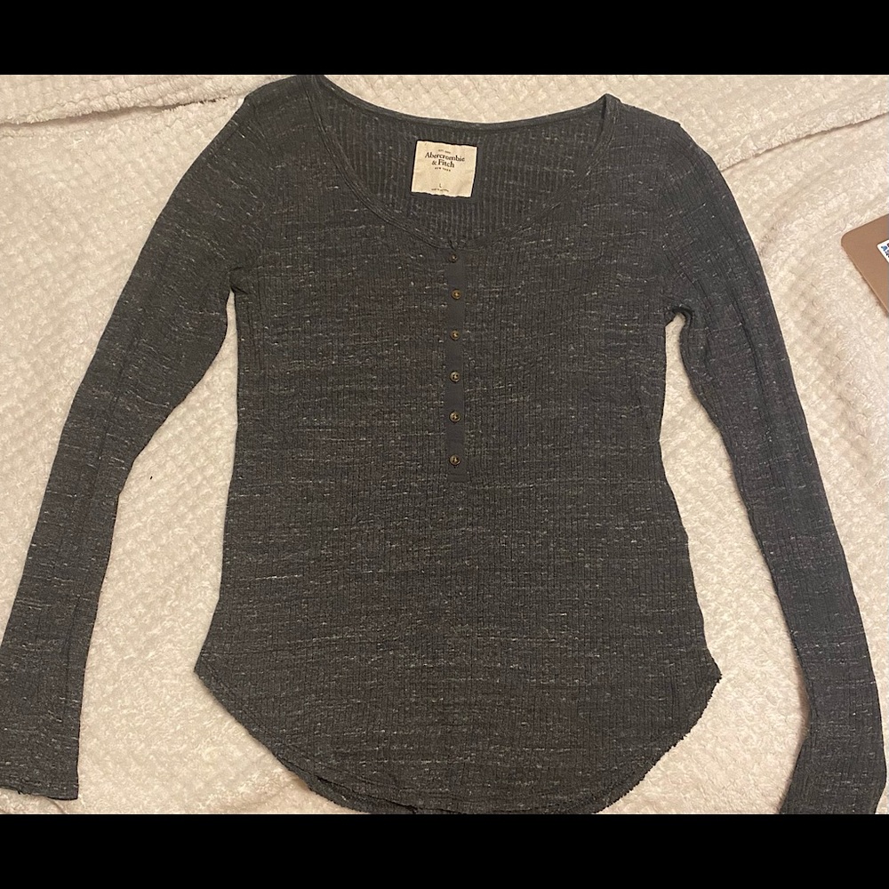 Black Long-Sleeve From Abercrombie & Fitch